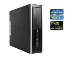 ПК Б-класс HP Compaq Pro 6300 SFF / Intel Core i5-2400S (4 ядра по 2.5 - 3.3 GHz) / 16 GB DDR3 / 500 GB HDD / nVidia GeForce GT 730, 2 GB GDDR5, 64-bit / DVD-RW