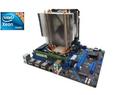 Комплект: Материнская плата Huananzhi X99 QD4 + Intel Xeon E5-2670 v3 (12 (24) ядер по 2.3 - 3.1 GHz) + 16 GB DDR4 + Кулер Seasonic M-T4