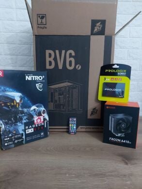 Игровой ПК 1stPlayer BV6 Tower / Intel Core i5-7600K (4 ядра по 3.8 - 4.2 GHz) / 16 GB DDR4 / 512 GB SSD + 500 GB HDD / AMD Radeon RX 570, 8 GB GDDR5, 256-bit / 460W