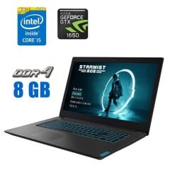 Игровой ноутбук Lenovo Ideapad L340-17IRH / 17.3" (1920x1080) IPS / Intel Core i5-9300H (4 (8) ядер по 2.4 - 4.1GHz) / 16 GB DDR4 / 512 GB SSD / nVidia GeForce GTX 1650, 4 GB GDDR5, 128-bit / WebCam