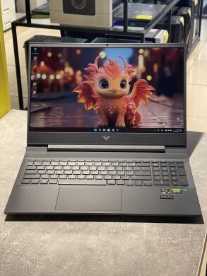 Ігровий ноутбук HP Victus 16-E0013NO / 16.1" (1920x1080) IPS / AMD Ryzen 5 5600H (6 (12) ядер по 3.3 - 4.2 GHz) / 32 GB DDR4 / 480 GB SSD / nVidia GeForce RTX 3050, 4 GB GDDR6, 128-bit / WebCam