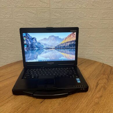 Защищенный ноутбук Б-класс Panasonic Toughbook CF-53 / 14" (1366x768) TN / Intel Core i5-4300U (2 (4) ядра по 1.9 - 2.9 GHz) / 8 GB DDR3 / 256 GB SSD / Intel HD Graphics 4400 / DVD-ROM