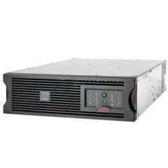 ДБЖ APC Smart-UPS 3000 XL 3000VA 3U (SUA3000RMXLI3U) / 230 V / 3000 V·А / 2700W / 9 виходів / RS-232, USB, SmartSlot