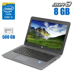 Ноутбук HP EliteBook 840 G1 / 14" (1600x900) TN / Intel Core i5-4200U (2 (4) ядра по 1.6 - 2.6 GHz) / 8 GB DDR3 / 500 GB HDD / Intel HD Graphics 4400 / WebCam