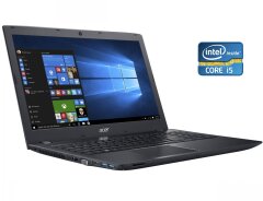 Ноутбук Acer Aspire E5-574-58JM / 15.6" (1366x768) TN / Intel Core i5-6200U (2 (4) ядра по 2.3 - 2.8 GHz) / 8 GB DDR3 / 240 GB SSD / Intel HD Graphics 520 / WebCam / DVD-RW / Win 10 Home