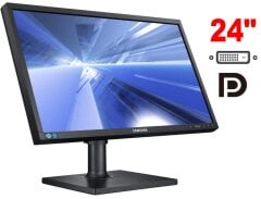 Монітор Samsung S23E650 / 23" (1920x1080) PLS / 1x DisplayPort, 1x DVI, 1x VGA / VESA 100x100 / Pivot
