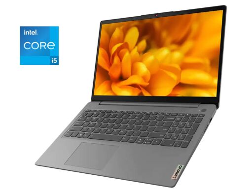 Ультрабук Б-класс Lenovo IdeaPad 3 15IAU7 / 15.6" (1920x1080) IPS Touch / Intel Core i5-1235U (10 (12) ядер по 3.3 - 4.4 GHz) / 8 GB DDR4 / 256 GB SSD / Intel Iris Xe Graphics / WebCam