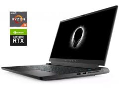 Игровой ноутбук Б-класс Dell Alienware m15 R5 / 15.6" (1920x1080) IPS / AMD Ryzen 9 5900HX (8 (16) ядер по 3.3 - 4.6 GHz) / 16 GB DDR4 / 1000 GB SSD NVMe / nVidia GeForce RTX 3070, 8 GB GDDR6, 256-bit / WebCam / Windows 