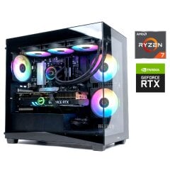 Игровой ПК Predator Tower / AMD Ryzen 7 5700X (8 (16) ядер по 3.4 - 4.6 GHz) / 32 GB DDR4 / 500 GB SSD + 1000 GB HDD / nVidia GeForce RTX 3080, 10 GB GDDR6X, 320-bit