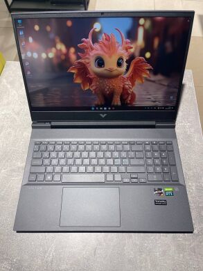 Ігровий ноутбук HP Victus 16-E0013NO / 16.1" (1920x1080) IPS / AMD Ryzen 5 5600H (6 (12) ядер по 3.3 - 4.2 GHz) / 32 GB DDR4 / 480 GB SSD / nVidia GeForce RTX 3050, 4 GB GDDR6, 128-bit / WebCam