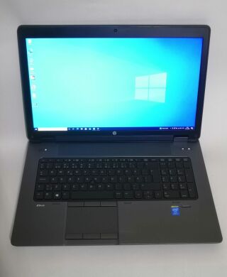 Мобільна робоча станція HP ZBook 17 G1 / 17.3" (1920x1080) TN / Intel Core i7-4700MQ (4 (8) ядра по 2.4 - 3.4 GHz) / 16 GB DDR3 / 256 GB SSD / nVidia Quadro K3100M, 4 GB GDDR5, 256-bit / WebCam / DVD-ROM / Win 10 Pro