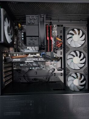 Ігровий ПК GTL Gaming Universe Black Tower / Intel Core i5-9500 (6 ядер по 3.0 - 4.4 GHz) / 16 GB DDR4 / 512 GB SSD M.2 + 1000 GB HDD / nVidia GeForce GTX 1660 Ti, 6 GB GDDR6, 192-bit / 500W