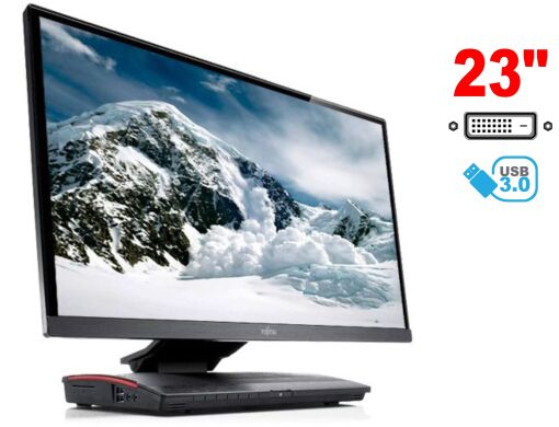 Моноблок Б-клас Fujitsu Esprimo X913 / 23" (1920x1080) IPS / Intel Core i3-3220T (2 (4) ядра по 2.8 GHz) / 4 GB DDR3 / 300 GB HDD / Intel HD Graphics 2500