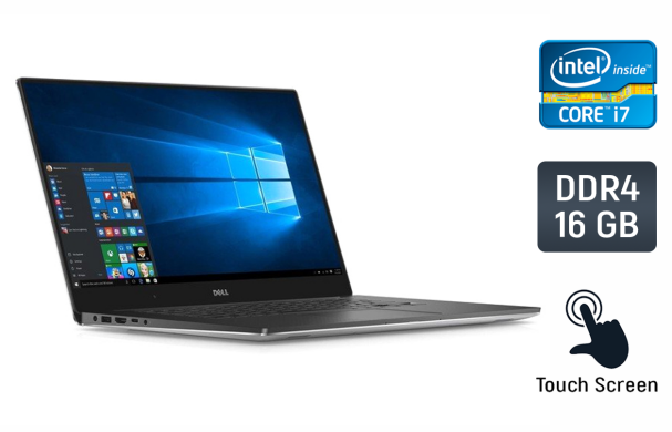 Ігровий ноутбук Dell XPS 15 9550 / 15.6" (3840x2160) IPS Touch / Intel Core i7-6700HQ (4 (8) ядра по 2.6 - 3.5 GHz) / 16 GB DDR4 / 1000 GB SSD / nVidia GeForce GTX 960M, 2 GB GDDR5, 128-bit / WebCam / Windows 10