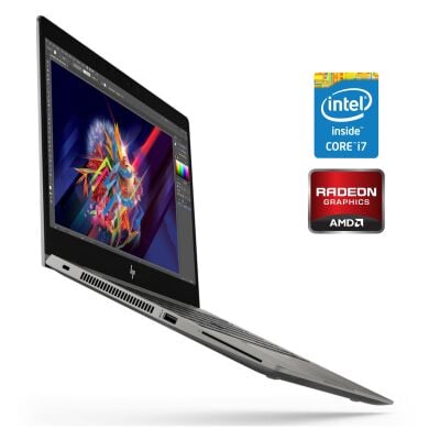 Игровой ультрабук Б-класс HP ZBook 14u G6 / 14" (1920x1080) IPS / Intel Core i7-8665U (4 (8) ядра по 1.9 - 4.8 GHz) / 16 GB DDR4 / 512 GB SSD NVMe / AMD Radeon Pro WX 3200, 4 GB GDDR5, 128-bit / WebCam / Win 11 Pro