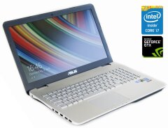 Ігровий ноутбук Asus N551JW-CN360T / 15.6" (1920x1080) TN / Intel Core i7-4720HQ (4 (8) ядра по 2.6 - 3.6 GHz) / 16 GB DDR3 / 256 GB SSD / nVidia GeForce GTX 960M, 4 GB GDDR5, 128-bit / WebCam / DVD-ROM / Win 10 Home