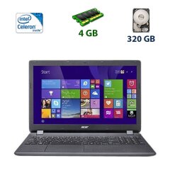 Ноутбук Acer Aspire ES1-711-C1WA / 17.3" (1600х900) TN+film LED / Intel Celeron N2920 (4 ядра по 1.86 - 2.0 GHz) / 4 GB DDR3 / 320 GB HDD / WebCam / USB 3.0 / HDMI