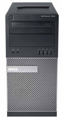 Dell OptiPlex 7010 Tower / Intel Core i5-3470 (4 ядра по 3.2 - 3.6 GHz) / 8 GB DDR3 / 128 GB SSD+1000 GB HDD / nVidia GeForce GTX 750 Ti, 2 GB GDDR5, 128-bit / DVD-RW