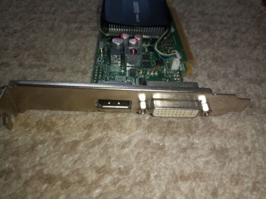 Дискретная видеокарта nVidia Quadro K600, 1 GB DDR3, 128-bit, 1x DVI, 1x DP
