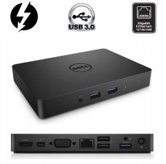 Док-станція Dell WD15 K17A / USB Type-C / VGA, miniDP, HDMI / USB 3.0 / Gigabit Ethernet