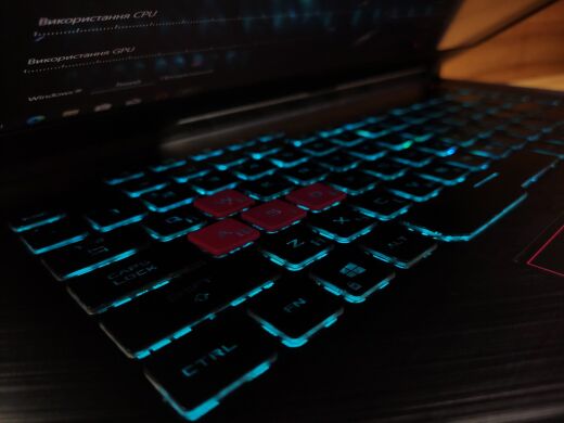 Игровой ноутбук Asus Rog Strix G512LI / 15.6" (1920x1080) IPS / Intel Core i7-10750H (6 (12) ядра по 2.6 - 5.0 GHz) / 16 GB DDR4 / 256 GB SSD + 480 GB SSD / nVidia GeForce GTX 1650 Ti, 4 GB GDDR6, 128-bit / WebCam