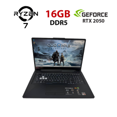 Ігровий ноутбук Б-клас Asus TUF FA706N / 17.3" (1920x1080) IPS / AMD Ryzen 7 7435HS (8 (16) ядер по 3.1 - 4.5 GHz) / 16 GB DDR5 / 512 GB SSD / nVidia GeForce RTX 2050, 4 GB GDDR6, 64-bit / WebCam