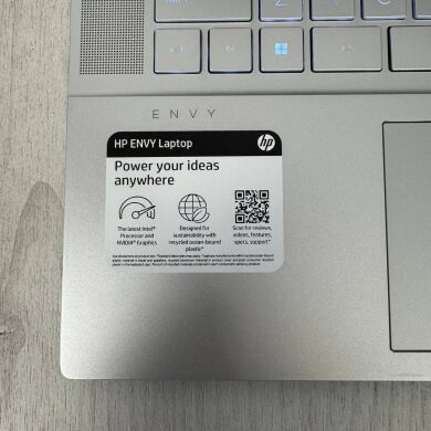 Ігровий ноутбук Б-клас HP Envy 16-h1001nr / 16" (2560x1600) IPS / Intel Core i9-13900H (14 (20) ядер по 2.6 - 5.4 GHz) / 16 GB DDR5 / 512 GB SSD / nVidia GeForce RTX 4060, 8 GB GDDR6, 128-bit / WebCam Ігровий ноутбук Б-клас HP Envy 16-h1001nr / 16" (2560x1600) IPS / Intel Core i9-13900H (14 (20) ядер по 2.6 - 5.4 GHz) / 16 GB DDR5 / 512 GB SSD / nVidia GeForce RTX 4060, 8 GB GDDR6, 128-bit / WebCam