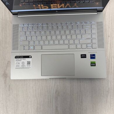 Ігровий ноутбук Б-клас HP Envy 16-h1001nr / 16" (2560x1600) IPS / Intel Core i9-13900H (14 (20) ядер по 2.6 - 5.4 GHz) / 16 GB DDR5 / 512 GB SSD / nVidia GeForce RTX 4060, 8 GB GDDR6, 128-bit / WebCam Ігровий ноутбук Б-клас HP Envy 16-h1001nr / 16" (2560x1600) IPS / Intel Core i9-13900H (14 (20) ядер по 2.6 - 5.4 GHz) / 16 GB DDR5 / 512 GB SSD / nVidia GeForce RTX 4060, 8 GB GDDR6, 128-bit / WebCam