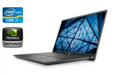 Ігровий ноутбук Dell Vostro 7500 / 15.6" (1920x1080) IPS / Intel Core i7-10750H (6 (12) ядер по 2.6 - 5.0 GHz) / 16 GB DDR4 / 512 GB SSD / nVidia GeForce GTX 1650 Ti, 4 GB GDDR6, 128-bit / TouchID / WebCam / Windows 10