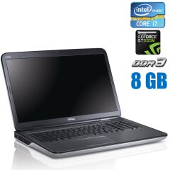 Игровой ноутбук Dell XPS L702X Grey / 17.3" (1600x900) TN / Intel Core i7-2630QM (4 (8) ядер по 2.0 - 2.9 GHz) / 8 GB DDR3 / 240 GB SSD + 1000 GB HDD / nVidia GeForce GT 555M, 3 GB GDDR3, 128-bit / WebCam 