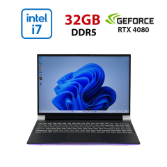 Ігровий ноутбук Eluktronics PROMETHEUS XVI G2 / 16" (2560x1600) IPS / Intel Core i7-13700HX (16 (24) ядер по 2.1 - 5.0 GHz) / 32 GB DDR5 / 2048 GB SSD / nVidia GeForce RTX 4080, 12 GB GDDR6, 192-bit / WebCam