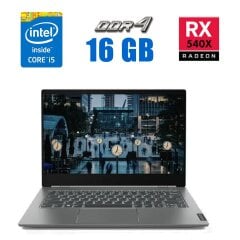 Ігровий ноутбук Lenovo ThinkBook 14s-IWL / 14" (1920x1080) IPS / Intel Core i5-8265U (4 (8) ядра по 1.6 - 3.9 GHz) / 16 GB DDR4 / 2000 GB SSD / AMD Radeon 540X, 2 GB GDDR5, 128-bit / WebCam 