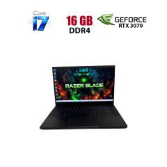 Ігровий ноутбук Razer Blade 15 RZ09-0409 / 15.6" (2560x1440) IPS / Intel Core i7-11800H (8 (16) ядер по 2.3 - 4.6 GHz) / 16 GB DDR4 / 1000 GB SSD NVMe / nVidia GeForce RTX 3070, 8 GB GDDR6, 256-bit / WebCam