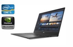 Мобільна робоча станція Б-клас Dell Precision 5530 / 15.6" (1920x1080) IPS / Intel Core i5-8400H (4 (8) ядра по 2.5 - 4.2 GHz) / 16 GB DDR4 / 512 GB SSD / nVidia Quadro P1000, 4 GB GDDR5, 128-bit / WebCam / HDMI