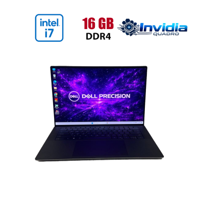 Мобильная рабочая станция Б-класс Dell Precision 7760 / 15.6" (3840x2160) IPS Touch / Intel Core i7-11850H (8 (16) ядер по 2.5 - 4.8 GHz) / 16 GB DDR4 / 512 GB SSD / nVidia Quadro T1200, 4 GB GDDR6, 128-bit / WebCam