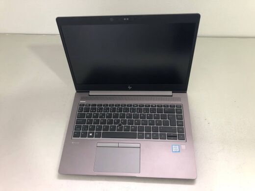 Мобільна робоча станція Б-клас HP ZBook 14u G5 / 14" (1920x1080) IPS / Intel Core i7-8550U (4 (8) ядра по 1.8 - 4.0 GHz) / 16 GB DDR4 / 256 GB SSD / AMD Radeon Pro WX 3100, 4 GB GDDR5, 128-bit / WebCam / HDMI