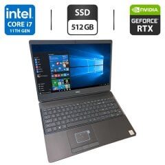 Мобільна робоча станція Dell Precision 7560 / 15.6" (1920x1080) IPS / Intel Core i7-11800H (8 (16) ядер по 4.6 GHz) / 16 GB DDR4 / 512 GB SSD / nVidia RTX A2000, 4 GB GDDR6, 128-bit / WebCam