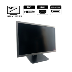 Монітор Acer B246WL / 24" (1920x1200) IPS / HDMI, DVI, DisplayPort
