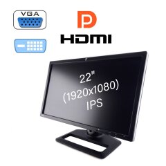 Монитор HP ZR2240w / 22" (1920x1080) IPS / 1x VGA, 1x DVI, 1x HDMI, 1x DP, 1x USB-Hub