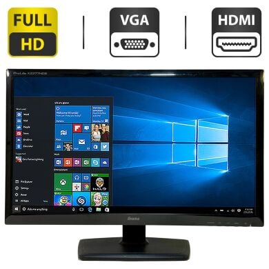 Монитор Iiyama ProLite X2377HDS-B1 (PL2300) / 24" (1920x1080) IPS / VGA, DVI, HDMI / VESA 100x100 Монитор Iiyama ProLite X2377HDS-B1 (PL2300) / 24" (1920x1080) IPS / VGA, DVI, HDMI / VESA 100x100