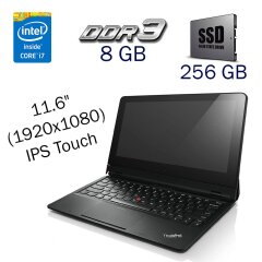 Нетбук Б клас Lenovo ThinkPad Helix / 11.6" (1920x1080) IPS Touch / Intel Core i7-3667U (2 (4) ядра по 2.0 - 3.2 GHz) / 8 GB DDR3 / 256 GB SSD / Intel HD Graphics 4000 / WebCam