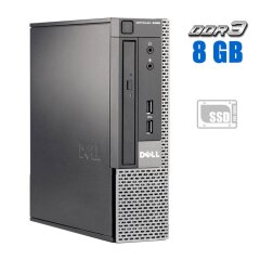 Неттоп Dell Optiplex 9020 USFF / Intel Core i3-4160 (2 (4) ядра по 3.6 GHz) / 8 GB DDR3 / 240 GB SSD NEW / Intel HD Graphics 4400