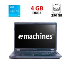 Ноутбук Acer eMachines E732 / 15.6" (1366x768) TN / Intel Core i3-370M (2 (4) ядра по 2.4 GHz) / 4 GB DDR3 / 250 GB HDD / Intel HD Graphics / WebCam
