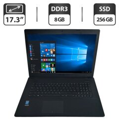 Ноутбук Asus ASUSPRO Essential P751JA / 17.3" (1600x900) TN / Intel Core i3-4000M (2 (4) ядра по 2.4 GHz) / 8 GB DDR3 / 256 GB SSD / Intel HD Graphics 4600 / WebCam / DVD-ROM