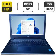 Ноутбук Б-класс Dell Inspiron 15 7537 / 15.6" (1920x1080) TN / Intel Core i5-4210U (2 (4) ядра по 1.7 - 2.7 GHz) / 8 GB DDR3 / 128 GB SSD / Intel HD Graphics 4400 / WebCam / DVD-ROM