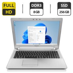 Ноутбук Б-клас Lenovo Z51-70 / 15.6" (1920x1080) TN / Intel Core i5-5200U (2 (4) ядра по 2.2 - 2.7 GHz) / 8 GB DDR3 / 256 GB SSD / Intel HD Graphics 5500 / WebCam / DVD-ROM