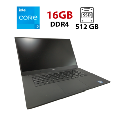 Ноутбук Dell Precision 5520 / 15.6" (1920x1080) IPS / Intel Core i5-7440HQ (4 ядра по 2.8 - 3.8 GHz) / 16 GB DDR4 / 512 GB SSD / Intel HD Graphics 630 / WebCam / HDMI