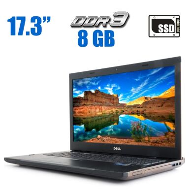 Ноутбук Dell Vostro 3750 Grey / 17.3" (1600x900) TN / Intel Core i3-2310M (2 (4) ядра по 2.1 GHz) / 8 GB DDR3 / 240 GB SSD / Intel HD Graphics 3000 / WebCam / DVD-ROM Ноутбук Dell Vostro 3750 Grey / 17.3" (1600x900) TN / Intel Core i3-2310M (2 (4) ядра по 2.1 GHz) / 8 GB DDR3 / 240 GB SSD / Intel HD Graphics 3000 / WebCam / DVD-ROM