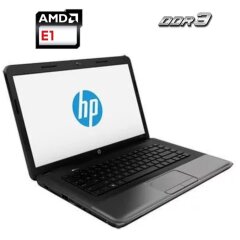 Ноутбук HP 655 / 15.6" (1366x768) TN / AMD E1-1200 (2 ядра по 1.4 GHz) / 4 GB DDR3 / 320 GB HDD / AMD Radeon 7310 Graphics / WebCam 