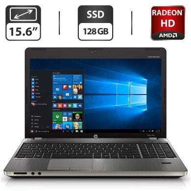 Ноутбук HP ProBook 4535s / 15.6" (1366x768) TN / AMD A6-3420M (4 ядра по 1.5 - 2.4 GHz) / 8 GB DDR3 / 128 GB SSD / AMD Radeon HD 7470M, 1 GB GDDR3, 64-bit / WebCam / DVD-ROM